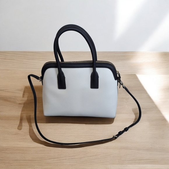 Katen Spade Cameron St little bebe bag (white and darkest navy) pre loved - Picture 2 of 2